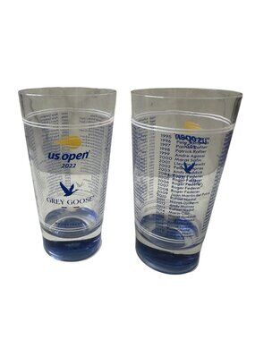 US OPEN Tennis Set of 2 Honeydeuce Cups 2022